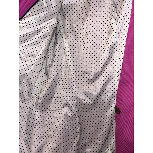 Talbots Academia Preppy Pink Single Button 70% Cotton Double Flap Blazer NWOT - Picture 4 of 8